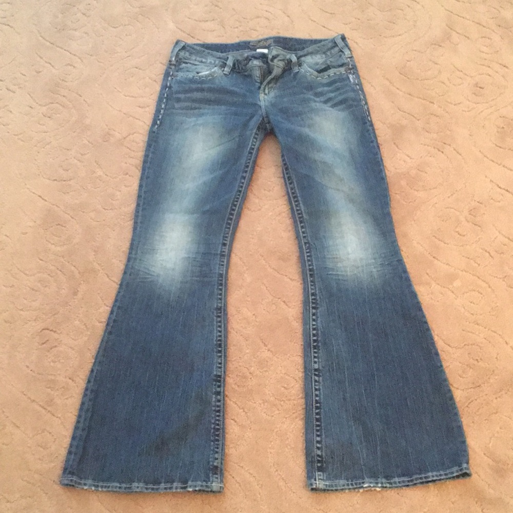 Silver jeans